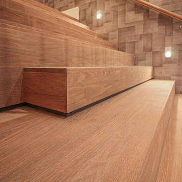 Project #81 | Modern Staircase with Integrated Seating