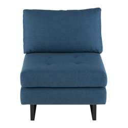 Nuevo - Lagoon Blue & Black / Medium - Armchairs And Accent Chairs