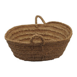 Canvas - Handwoven Log Basket - Baskets