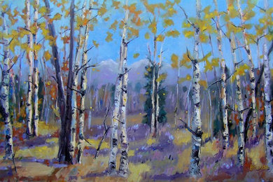 Amongst The Trees - Mike Brouse paints colorful Colorado
