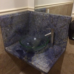 Blue Bahia - Vanity Tops And Side Splashes