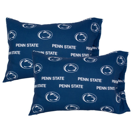 Penn State Nittany Lions Pillowcase Pair, Solid, Includes 2 Standard Pillowcases, Standard