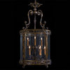 Metropolitan N3906 9 Light 45.5"H Lantern Pendant - French Gold w/Patina