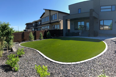 This is an example of a landscaping in Edmonton.