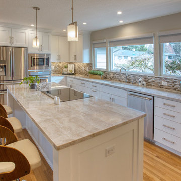 Kitchen and bathroom