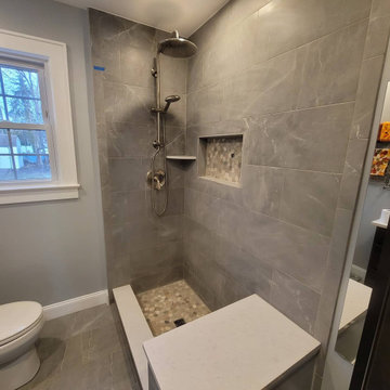 Full Bathroom Remodel - Schluter Kerdi Shower & NuHeat