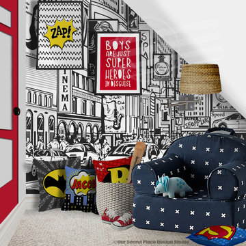 Kids Superhero Theme Space