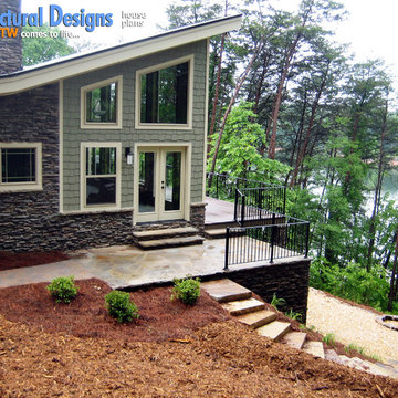 Frank Llloyd Wright Inspired House Plan 24355TW