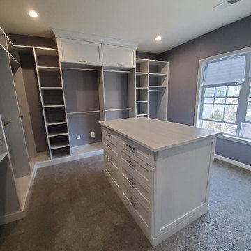 Large Walk-in Closet With Island