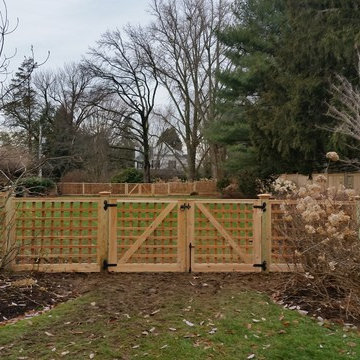 Custom 4' Lattice Fence Gate