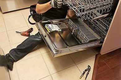 Dishwasher installation