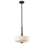 Z-Lite - Z-Lite 411P15 Montego - Three Light Pendant - Clean lines and contemporary elegance describes thMontego Three Light  Coppery Bronze Matte *UL Approved: YES Energy Star Qualified: n/a ADA Certified: n/a  *Number of Lights: Lamp: 3-*Wattage:100w Medium Base bulb(s) *Bulb Included:No *Bulb Type:Medium Base *Finish Type:Coppery Bronze