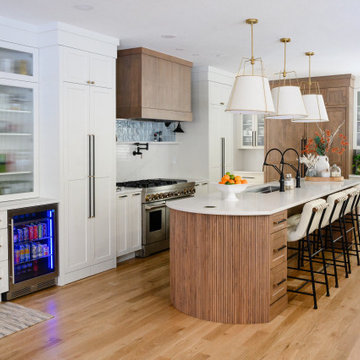 Modern kitchen with French Country detail