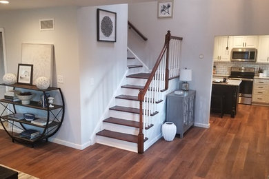Transitional home design photo in New York