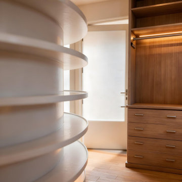 When My Client Needed More Wardrobe Space I Converted Two Rooms to One Walk In c