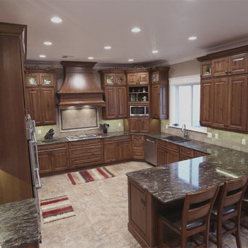 Refined Warm Rustic Kitchen Renovation