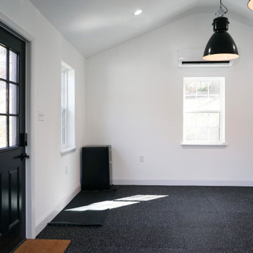 Alexandria, VA:  Detached Car Garage with a Second Floor Workout Room