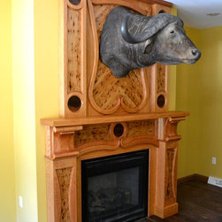 Art Nouveau Fireplace Suround - Fireplace Mantels
