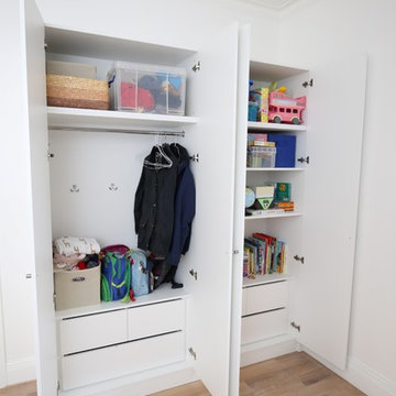 White melamine Storage Cupboard
