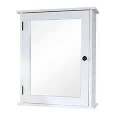 White Mirrored Bathroom Cabinet