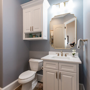 Sherwin Williams Blustery Sky in powder bath