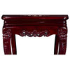 Dark Cherry Chinese Mother of Pearl Inlay Rosewood Royal Palace Lamp Table