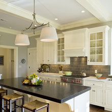 light gray kitchen