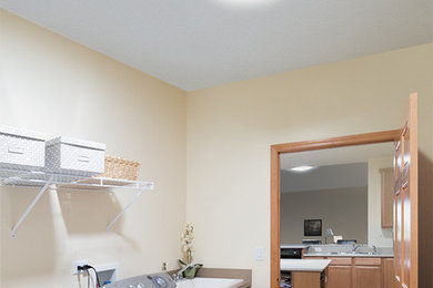 Inspiration for a laundry room remodel in Houston