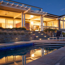 Outdoor stair lighting