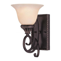 Filament Design - Filament Design Wigan Antique Copper Sconce - Wall Sconces