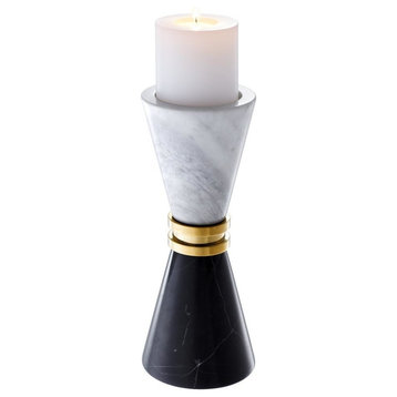 Marble Hourglass Candle Holder | Eichholtz Diabolo