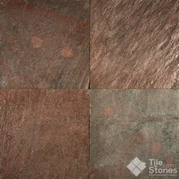 Copper Gold Gauged Slate 12x12 | 16x16 - Wall And Floor Tile