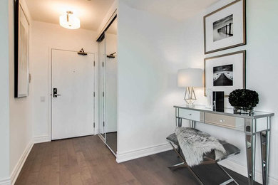 Hallway - contemporary hallway idea in Toronto
