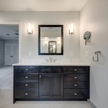 Modern Contemporary Master Bathroom with Argentinian Influence