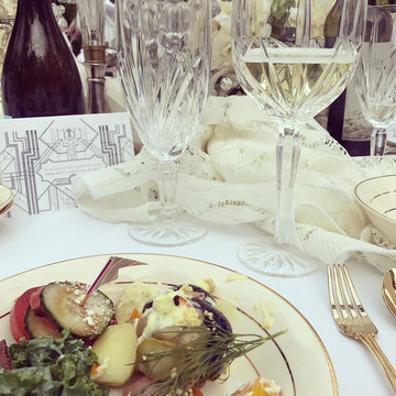 Roscoe Village "White Night" Tablescape