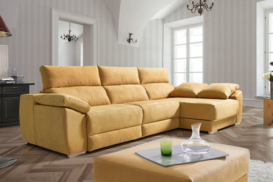 Meridian sofa with storage chaise