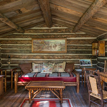 Cabin downstairs bedroom inspirations