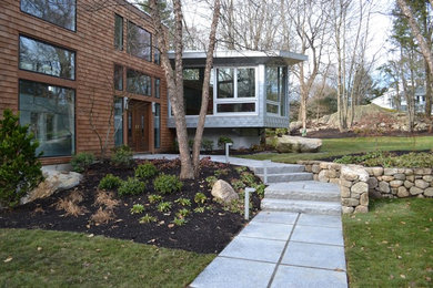 Photo of a modern landscaping in Boston.