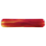 Glass Storm Studios - Fire Handmade Pull - Knobs measure approximately 1.25" square and pulls measure approximately .75" x 4.25" with a 3" center to center. Hardware has a brushed nickel finish and uses a standard 8-32 screw.