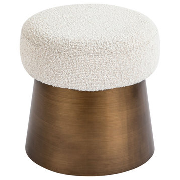 Modern Upholstered Stool | Liang & Eimil Cyrus, White