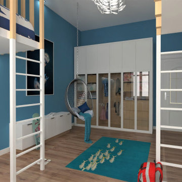 Kinderzimmer im Altbauwohnung Berlin