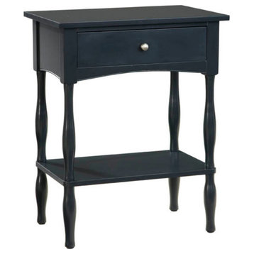 Shaker Cottage End Table, Charcoal Gray