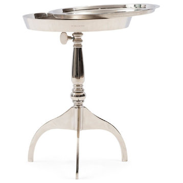 Modern Pedestal End Table | Rivi√®ra Maison Crosby, White