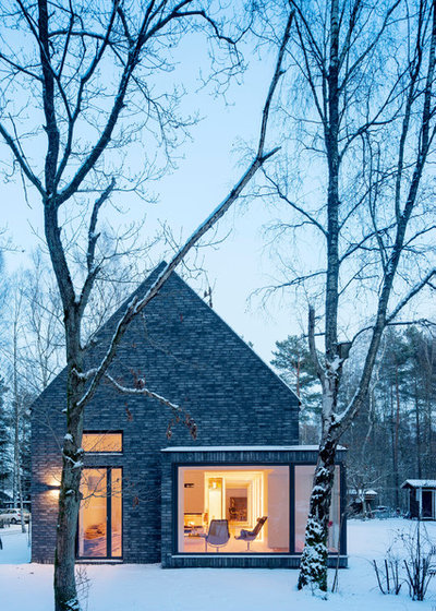 Модернизм Фасад дома by Jakobsson Pusterla