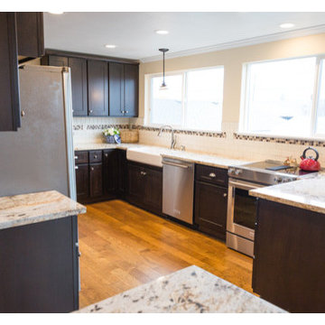 North Tacoma Kitchen and Living room Remodel