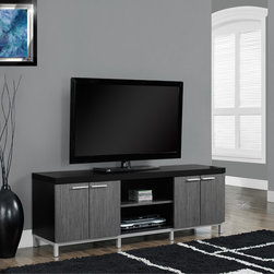 Mac Black/Grey TV Stand | modGSI - Entertainment Centers And Tv Stands