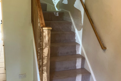 Photo of a modern staircase in Hertfordshire.