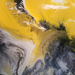Energy Blossom - Mixed Media Art