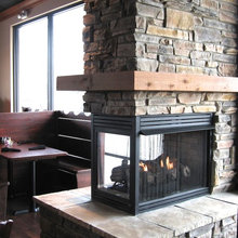 fireplace/tv