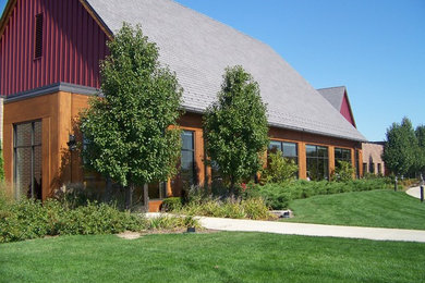 Example of an exterior home design in Indianapolis